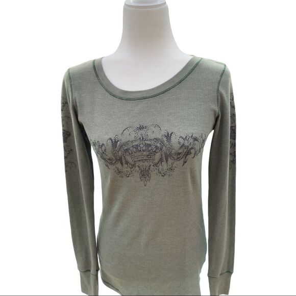 Jakes Dry Good Green Long Sleeve Shirt - Picture 1 of 3